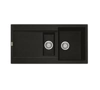 Franke Évier à encastrer Maris Fragranit+ MRG651 Onyx 970 x 500 mm avec siphon