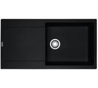 Evier en synthèse ONYX - MRG611-XL - Noir - A encastrer - Bonde 90mm - Antibactérien