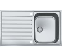 FRANKE Evier ARGOS AGX 211 avec vidage intégral et robinet à poussoir / Découpe Slimtop 847 x 497 mm - R10