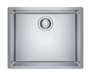 FRANKE Evier sous plan 122.0541.467 MARIS MRX 110-50 avec panier-filtre comme commande manuelle 3 1/2 pouces, pour meubles bas à partir de 60 cm / Evier sous plan / Evier inox