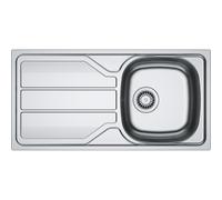 Franke Flash FLN611-86/44 Inox Lisse Manu Inox Lisse