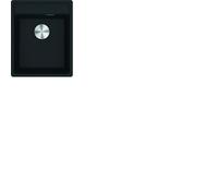 Franke Fragranitbecken Mrg 610-37 A Noir Mat Bouton Inox