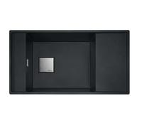 Franke Fresno - Évier en Fragranit FSG 611-88, 88x50 cm, onyx 114.0616.906
