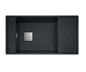 Franke Fresno - Évier en Fragranit FSG 611-88, 88x50 cm, onyx 114.0616.906