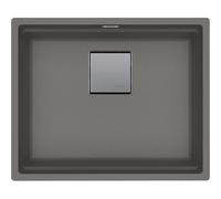 Franke Kubus 2 - Évier en fragranit KNG 110-52, 56x46 cm, pierre grise 125.0641.422