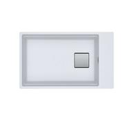 Franke Kubus 2 - Évier en fragranit KNG 110-62, 76x46 cm, blanc artic 125.0512.517