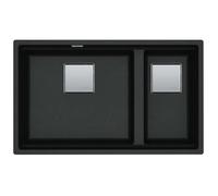 Franke Kubus 2 - Évier en fragranit KNG 120/2, 76x46 cm, Onyx 125.0529.871