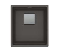 Franke Kubus 2 - Evier en fragranite KNG 110-37, 41x46 cm, gris ardoise 125.0713.982