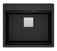 Franke Kubus 2 Pro - Évier en fragranit KNG PRO 610-53, noir mat 114.0749.387