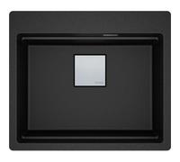 Franke Kubus 2 Pro - Évier en fragranit KNG PRO 610-53, Onyx 114.0749.388