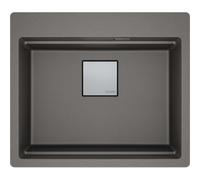 Franke Kubus 2 Pro - Évier en fragranit KNG PRO 610-53, pierre grise 114.0749.390