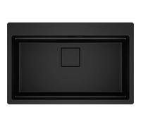 Franke Kubus 2 Pro - Évier en fragranit KNG PRO 610-73, noir mat 114.0751.849