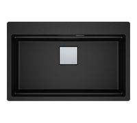 Franke Kubus 2 Pro - Évier en fragranit KNG PRO 610-73, Onyx 114.0751.850