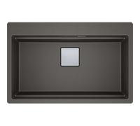 Franke Kubus 2 Pro - Evier en fragranite KNG PRO 610-73, gris ardoise 114.0751.861