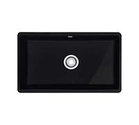 Franke Kubus KBK 110-70 Fraceram Onyx Évier encastrable rectangulaire Noir 1 bac 705 x 385 mm