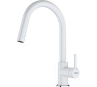 Franke Mitigeur de cuisine Lina 115.0626.081 avec douchette extractible blanc
