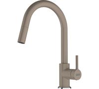 Franke Mitigeur de cuisine Lina 115.0626.084 sur pied marron avec douchette extractible