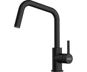 Franke LINA U DOCCIA, Standard, Noir, Laiton, Mitigeur à levier, Autostable, 3,5 cm