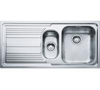 Franke Logica évier en acier inoxydable 100x50 cm acier 101.0085.812