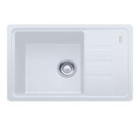Franke Malta - Évier en fragranit BSG 611-62, 62x44 cm, blanc artic 114.0440.889