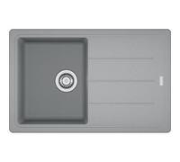 Franke Maris Basis évier à encastrer en fragranite BFG 611-78 gris pierre bouton rotatif à partir de 45 cm 114.0256.612