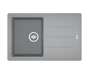 Franke Maris Basis évier à encastrer en fragranite BFG 611-78 gris pierre bouton rotatif à partir de 45 cm 114.0256.612