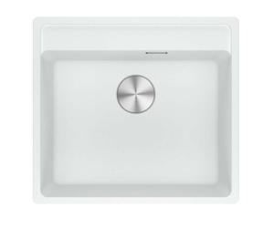 Franke Maris - Évier en fragranit MRG 610-52 RTL, 56x51 cm, blanc artic 114.0661.387
