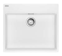 Franke Maris - Évier en fragranit MRG 610-60 CARE, 64x56 cm, blanc glace 114.0729.485