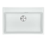 Franke Maris - Évier en fragranit MRG 610-72 RTL, 76x51 cm, blanc glace 114.0738.550