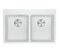 Franke Maris Fragranite MRG620-34-34 Blanc Artic (Moucheté)