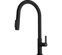 Franke Maris - Mitigeur d'évier FG 3660.901 avec fonction de filtration et douchette extractible, noir mat 120.0730.911