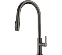 Franke Maris - Mitigeur d'évier FG 3660.903 avec fonction de filtration et douchette extractible, anthracite 120.0736.603