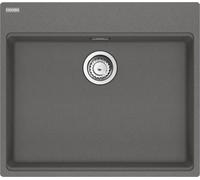 Franke Maris MRG 610-60, Evier encastré, Carré, Granit, Gris, 1 cuve, Gris pierre