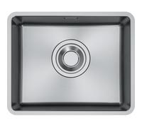 Franke Maris Quiet MQX 110-50 - 122.0694.477 Évier de cuisine en acier inoxydable brossé avec cuve simple