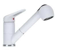 Franke - Mitigeur d´évier FC 9547.094 avec douchette extractible, blanc polaire 115.0470.669