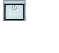 Franke Mythos évier en acier inoxydable à encastrer MYX 210-50 A évier en acier inoxydable à bouton-poussoir à partir de 60 cm 127.0641.999