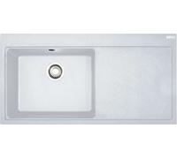 Franke Mythos - Évier en fragranit MTG 611/2, 100x52 cm, blanc artic 114.0150.003