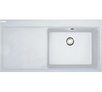 Franke Mythos - Évier en granit MTG 611/7, 100x52 cm, blanc artic 114.0150.010