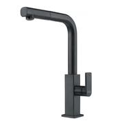 Mitigeur de cuisine - FRANKE - FC 0442 - Mythos - Douchette extractible - Bec pivotant 360° - Noir