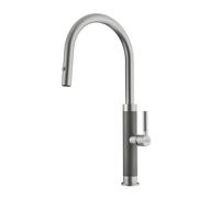 Franke Mythos Masterpiece - Mitigeur d'évier FG 1554.501, avec douchette extractible, inox 115.0711.554