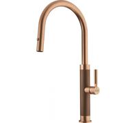 Franke Mythos Masterpiece Pull-Out Spray mitigeur de cuisine sur pied cuivre 115.0711.557