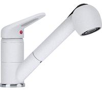 Franke NOVARA PLUS Mitigeur, Douchette double-jet , Levier haut , BLANC ARTIC 115.0470.669