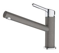 Franke Orbit - Mitigeur d'évier FC 3054.084, chrome / pierre grise 115.0623.140