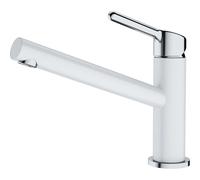 Franke Orbit - Mitigeur d'évier FC 3054.094, chrome / blanc-glace 115.0623.137