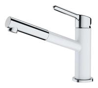 Franke Orbit mitigeur de cuisine sur pied chrome-blanc 115.0623.139