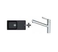 Franke - Pack évier onyx + mitigeur chromé 285079
