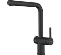 FRANKE Robinet ACTIVE L TWIST en BLACK-MATT avec bec fixe / Robinet de cuisine / Mitigeur monocommande