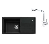 Franke - Set de cuisine G268MČ, évier en fragranit BSG 611-78/39 + robinet FS 3230.031, noir mat/ chrome 114.0700.758