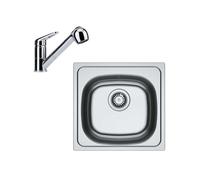 Franke - Set de cuisine N93, évier en inox SKN 610-37/44 et mitigeur FC 9547.031, chrome 101.0731.371