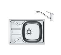 Franke - Set de cuisine N94, évier en inox FLN 611-62/44 et mitigeur FB 250.031, chrome 101.0731.372